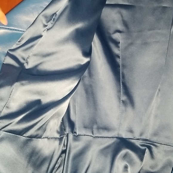 G.I.L.I blue leather jacket - Picture 5 of 8